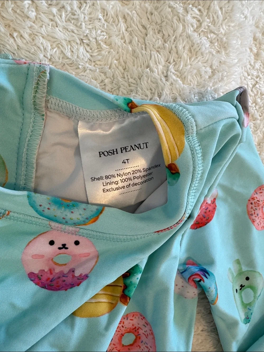Posh peanut long sleeve swim